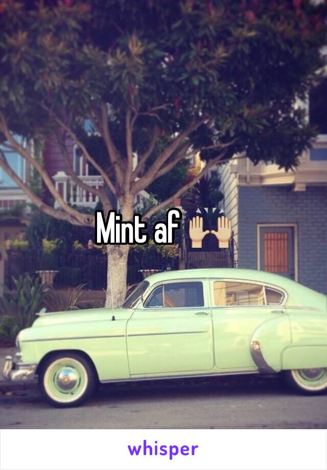 Mint af 🙌🏼