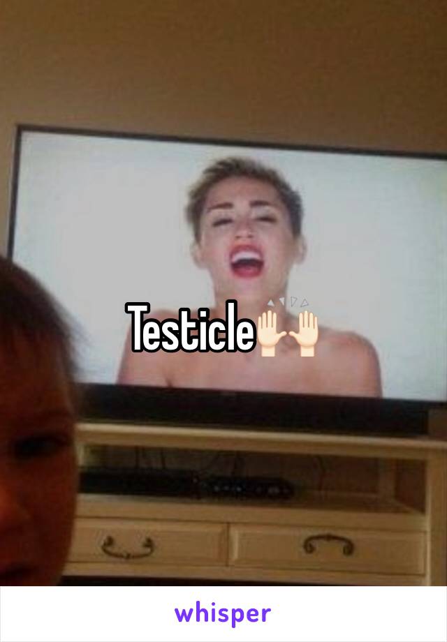 Testicle🙌🏻