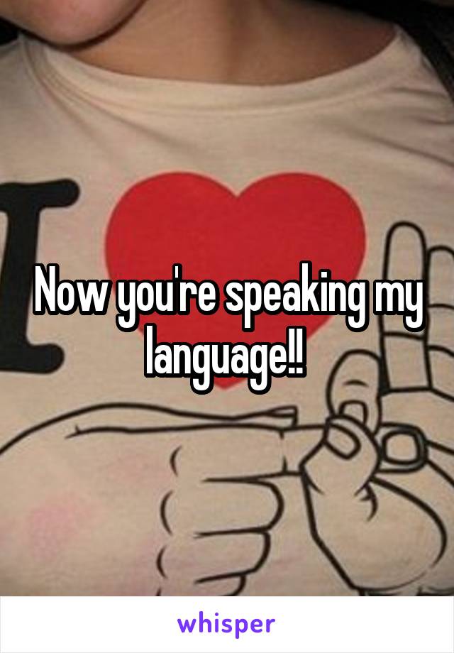 Now you're speaking my language!! 