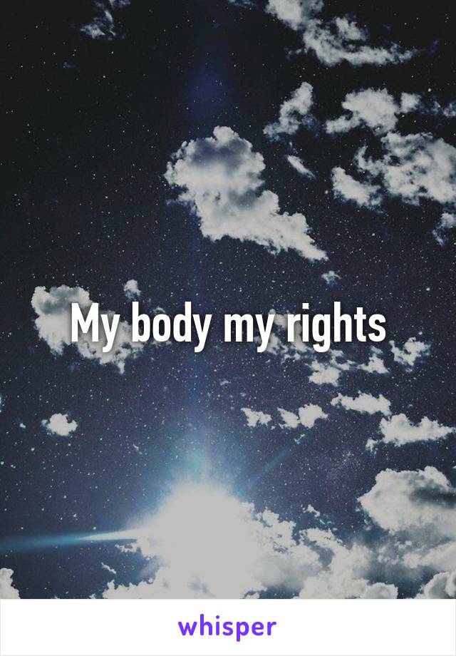 My body my rights