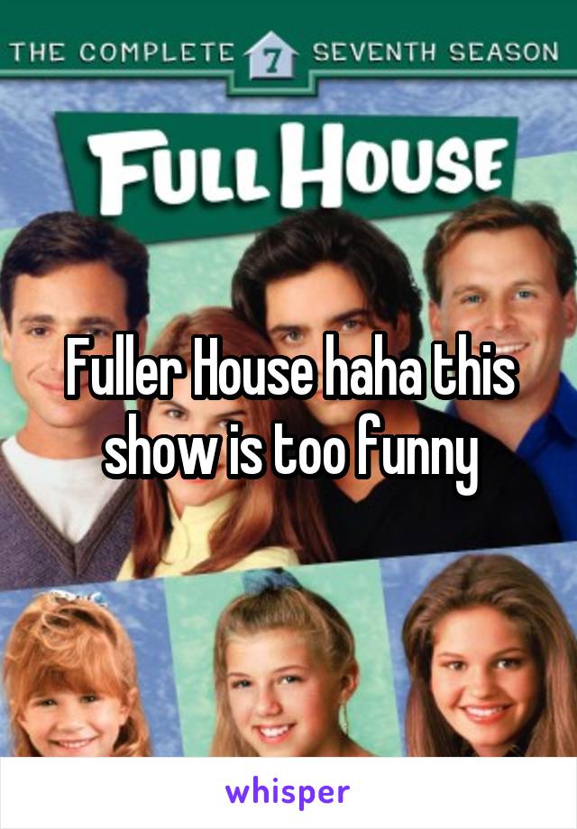 Fuller House haha this show is too funny