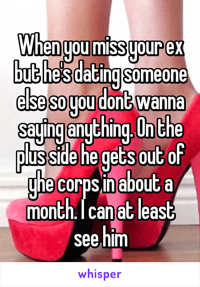 what to do if ex is dating someone else