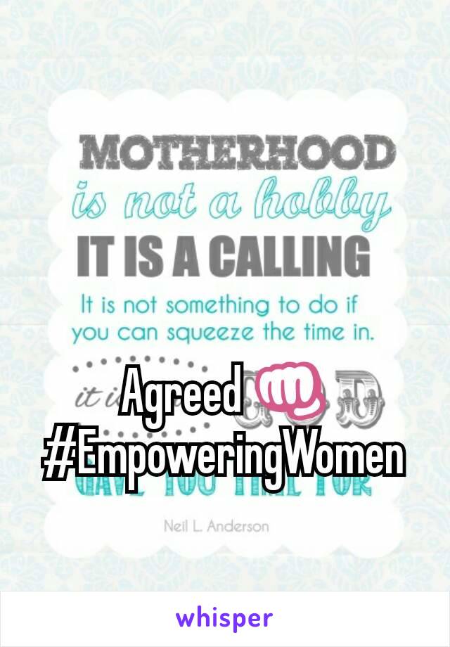 Agreed 👊
#EmpoweringWomen