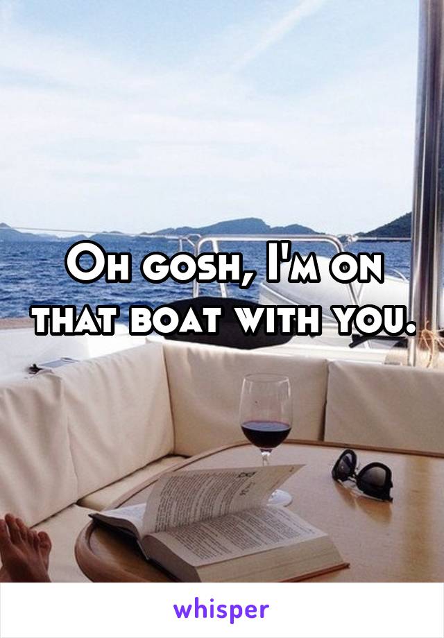 Oh gosh, I'm on that boat with you. 