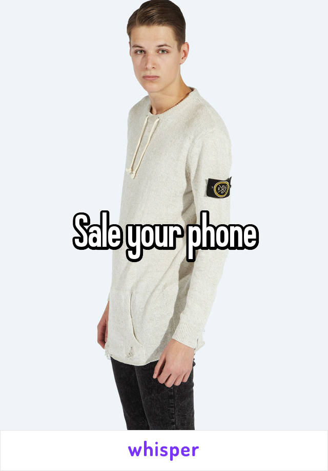 Sale your phone