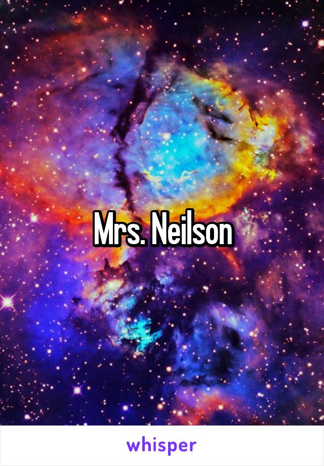 Mrs. Neilson
