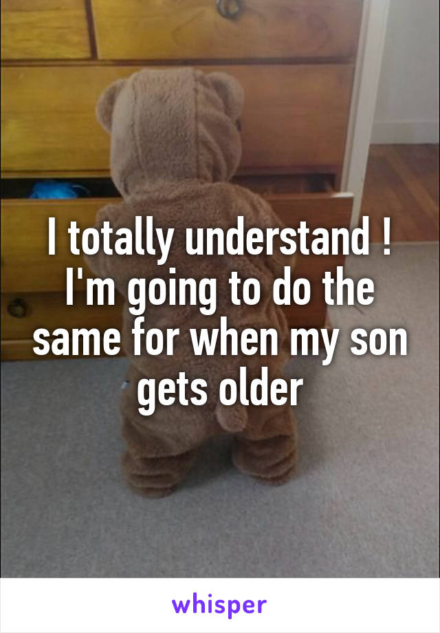 I totally understand ! I'm going to do the same for when my son gets older