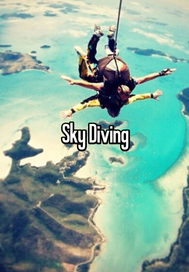 sky-diving