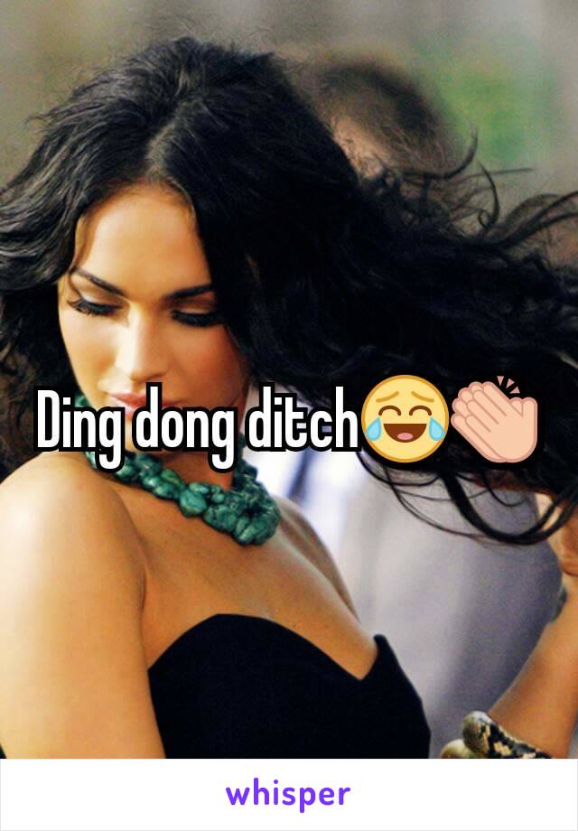 Ding dong ditch😂👏
