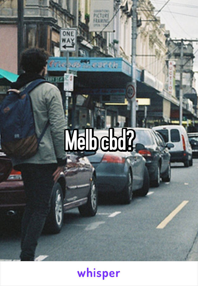 Melb cbd?