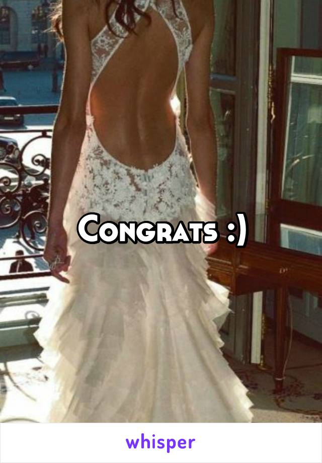 Congrats :)