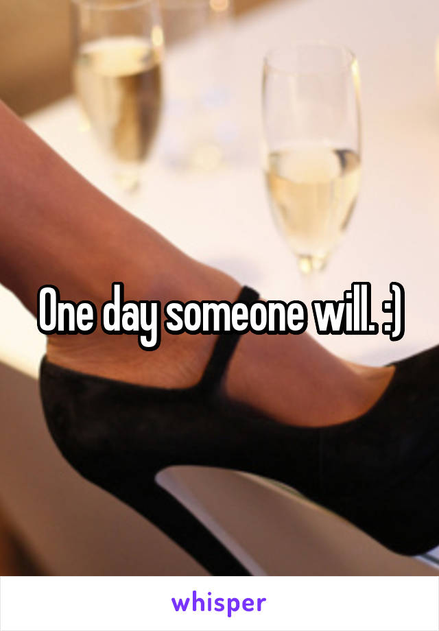 One day someone will. :)