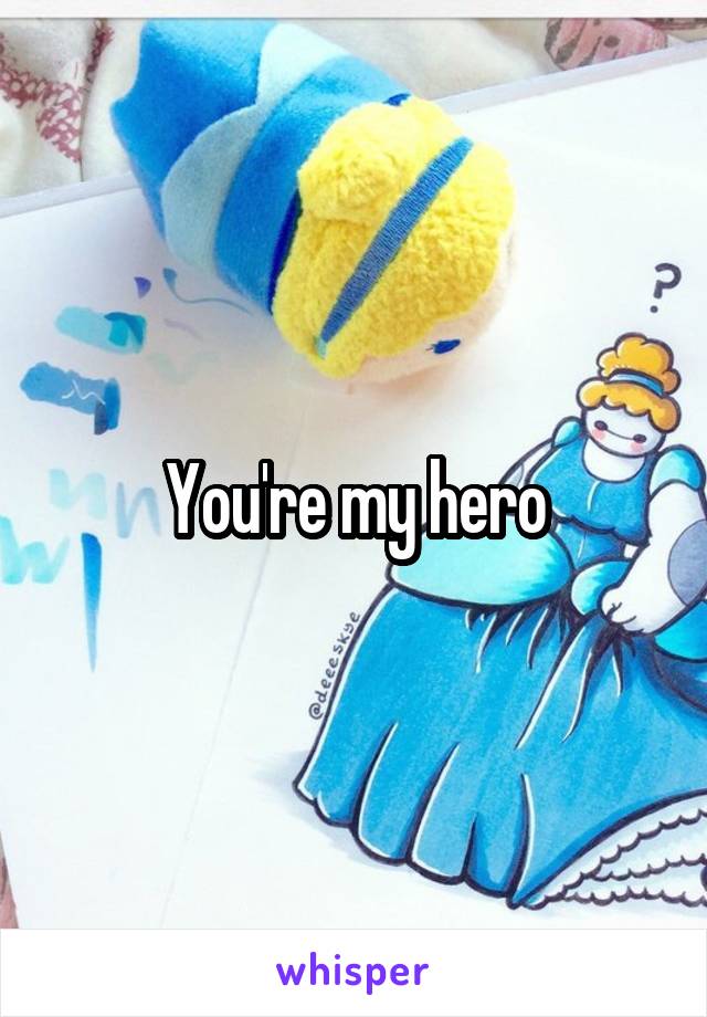 You're my hero