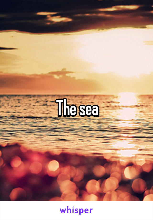 The sea