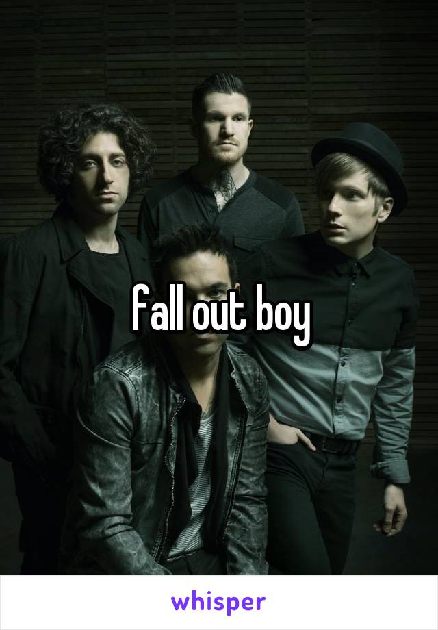 fall out boy