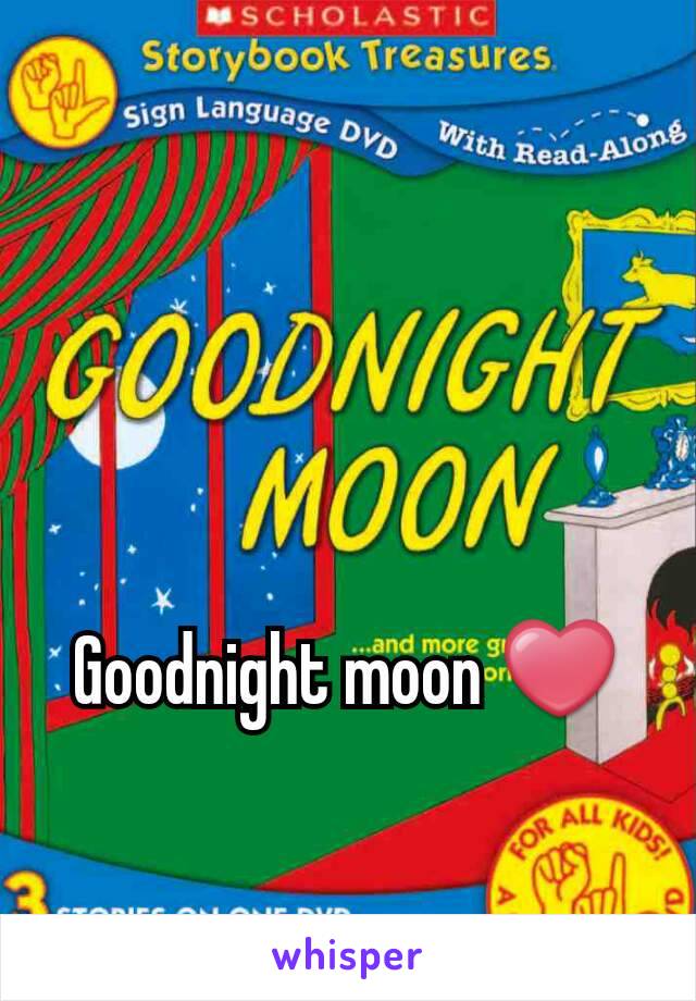 Goodnight moon ❤