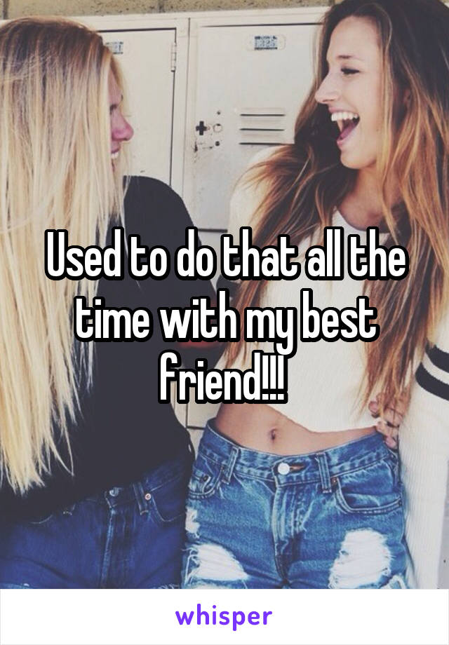 Used to do that all the time with my best friend!!! 