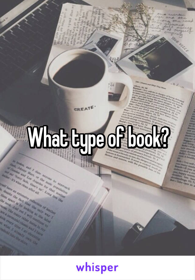 What type of book?