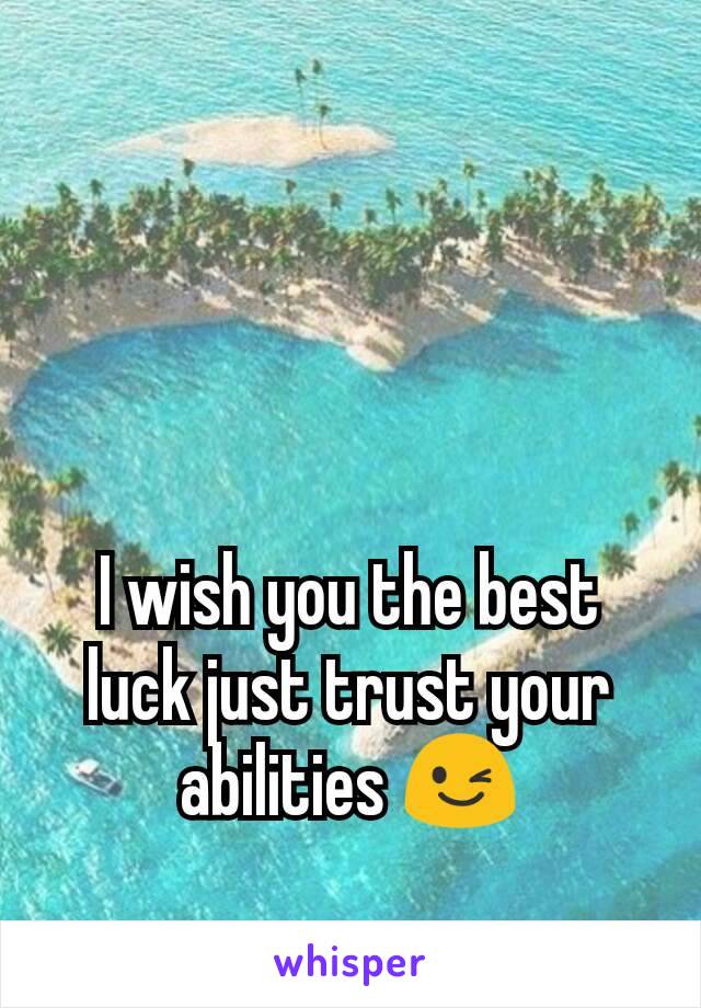 I wish you the best luck just trust your abilities 😉