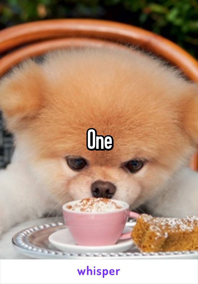 One