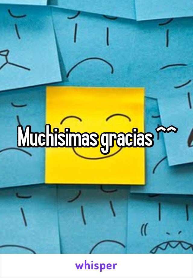 Muchisimas gracias ^^