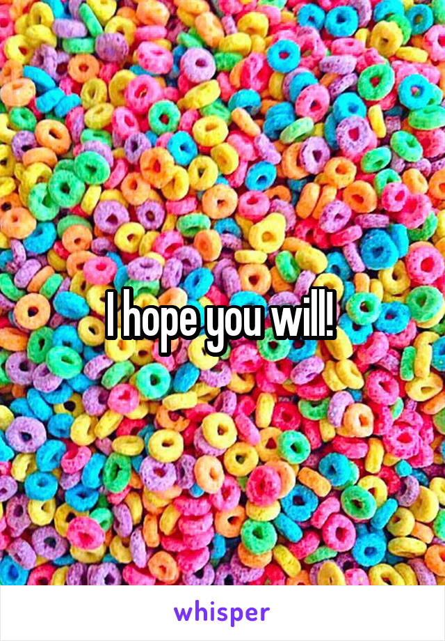 I hope you will! 