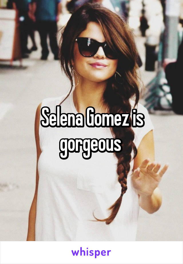 Selena Gomez is gorgeous 