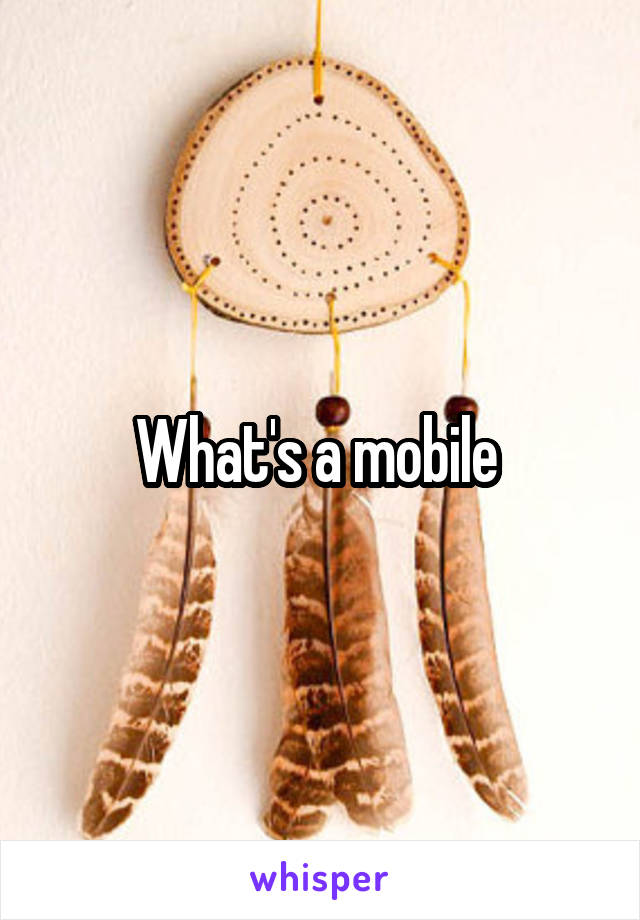 What's a mobile 