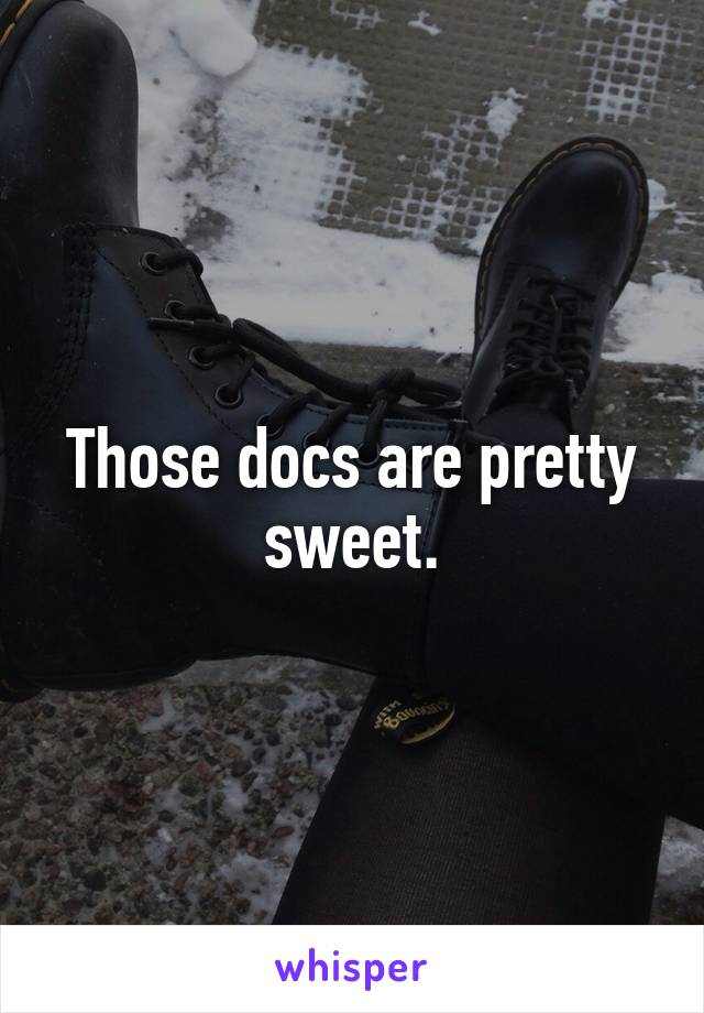 Those docs are pretty sweet.