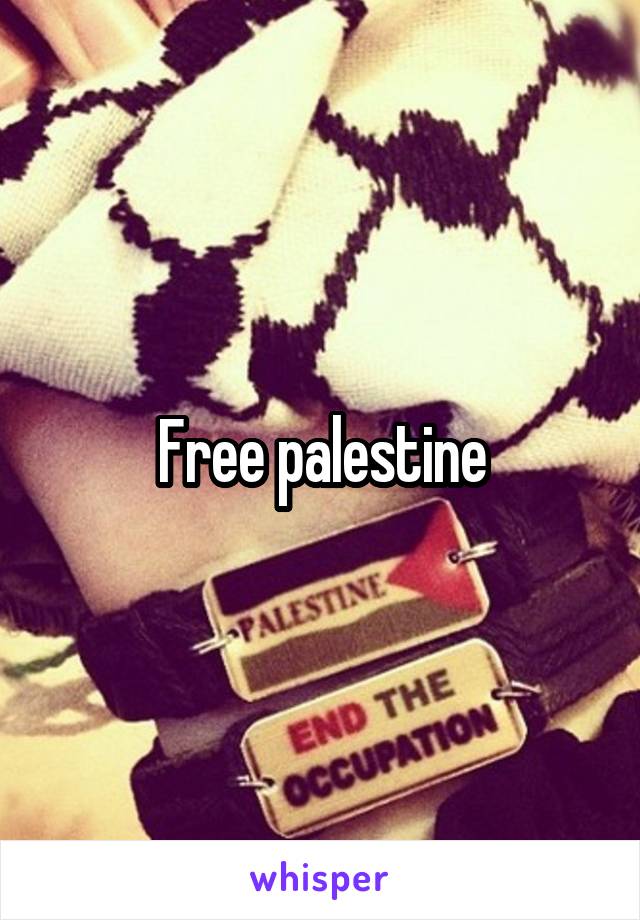 Free palestine