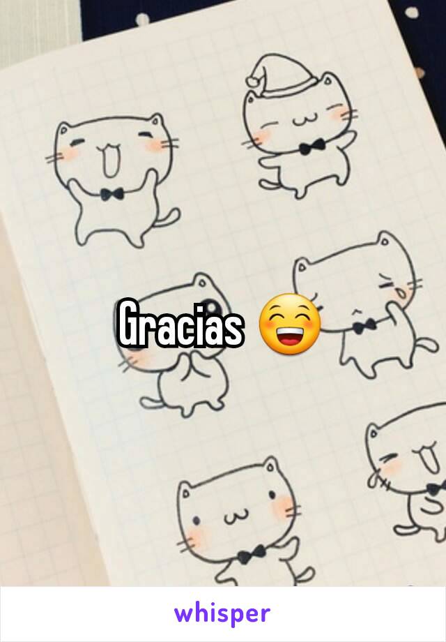 Gracias 😁