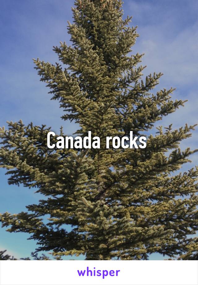 Canada rocks 