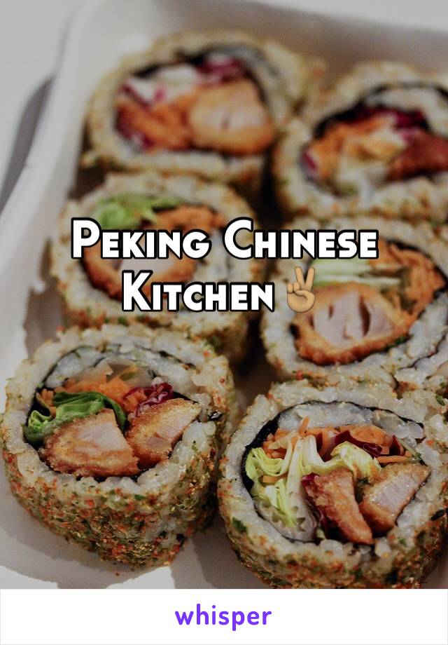 Peking Chinese Kitchen✌🏽️