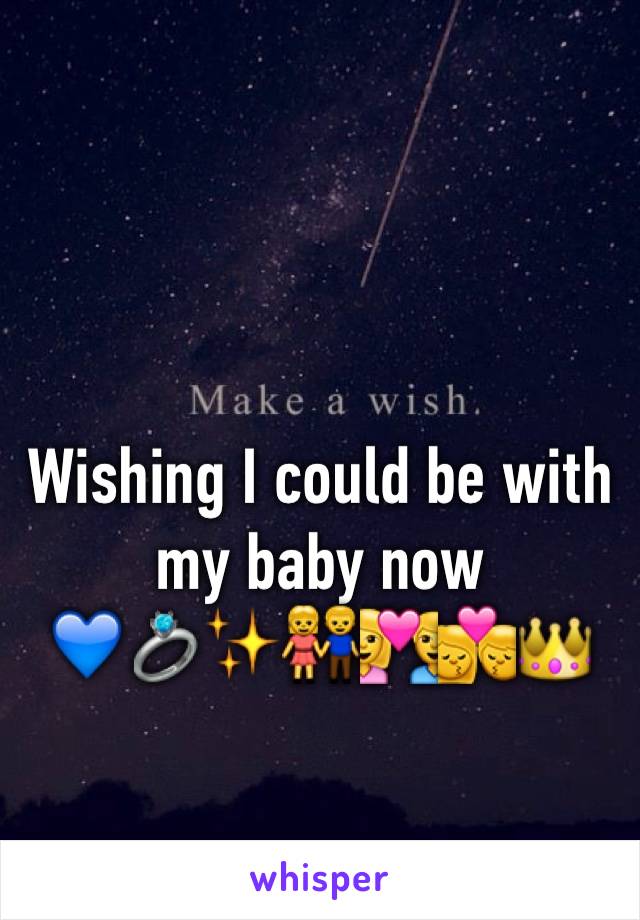 Wishing I could be with my baby now
💙💍✨👫💑💏👑