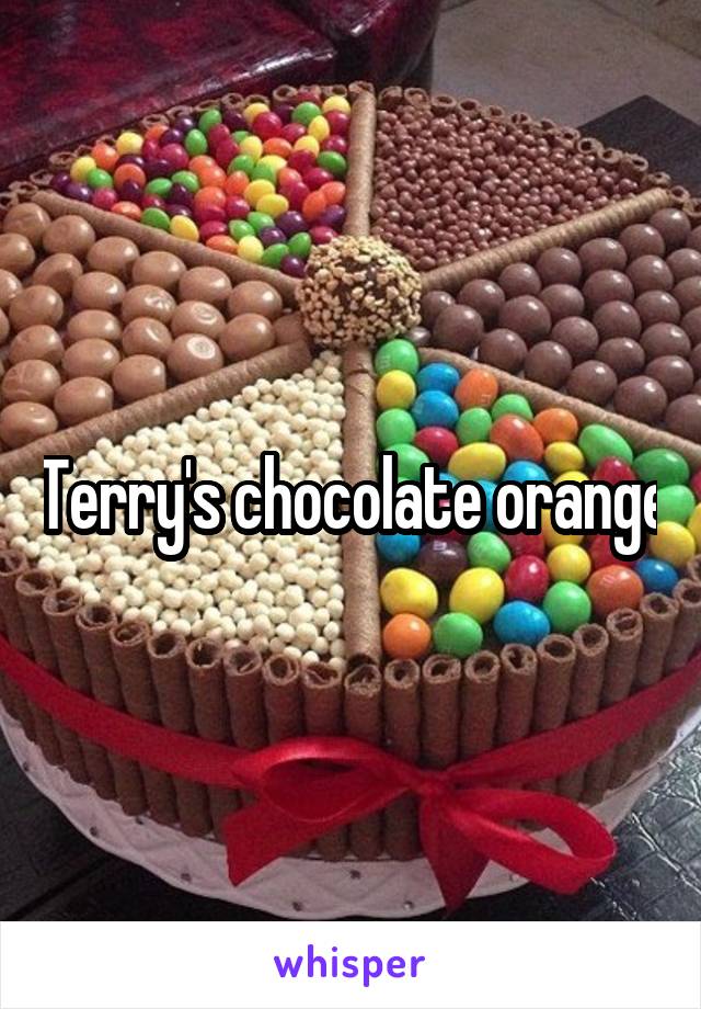 Terry's chocolate orange