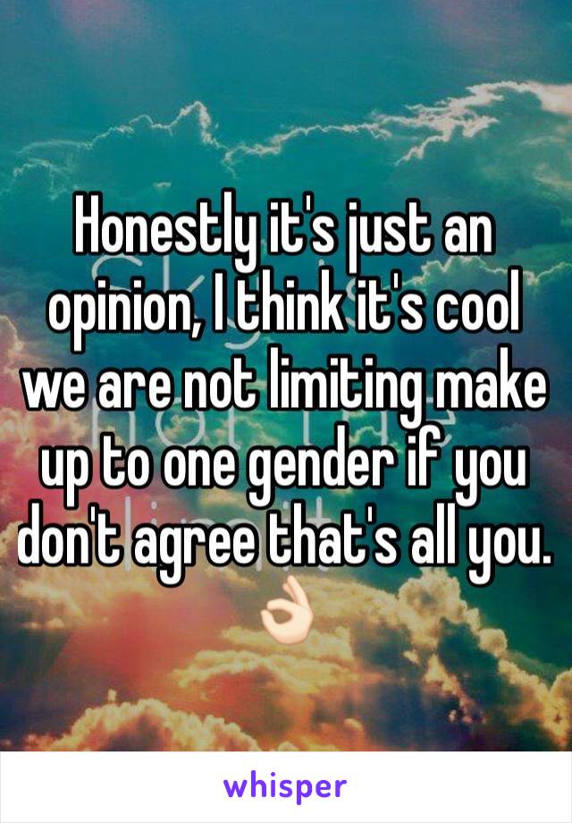 Honestly it's just an opinion, I think it's cool we are not limiting make up to one gender if you don't agree that's all you. 👌🏻