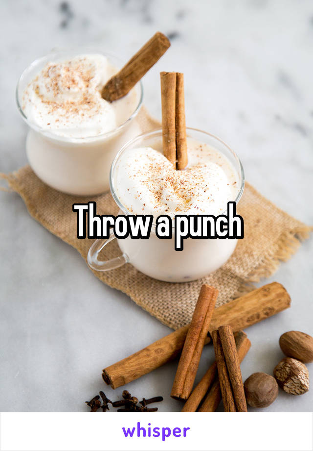 Throw a punch