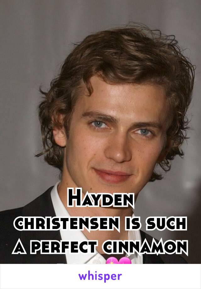 Hayden christensen is such a perfect cinnamon roll 💖..