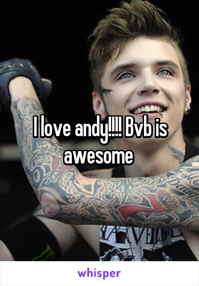 I love andy!!!! Bvb is awesome 