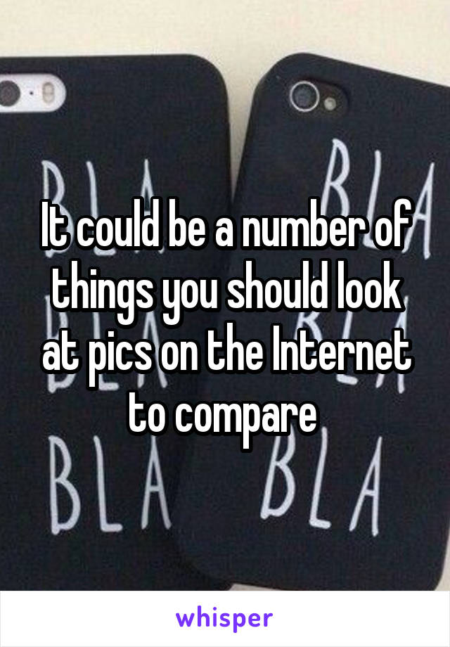 It could be a number of things you should look at pics on the Internet to compare 