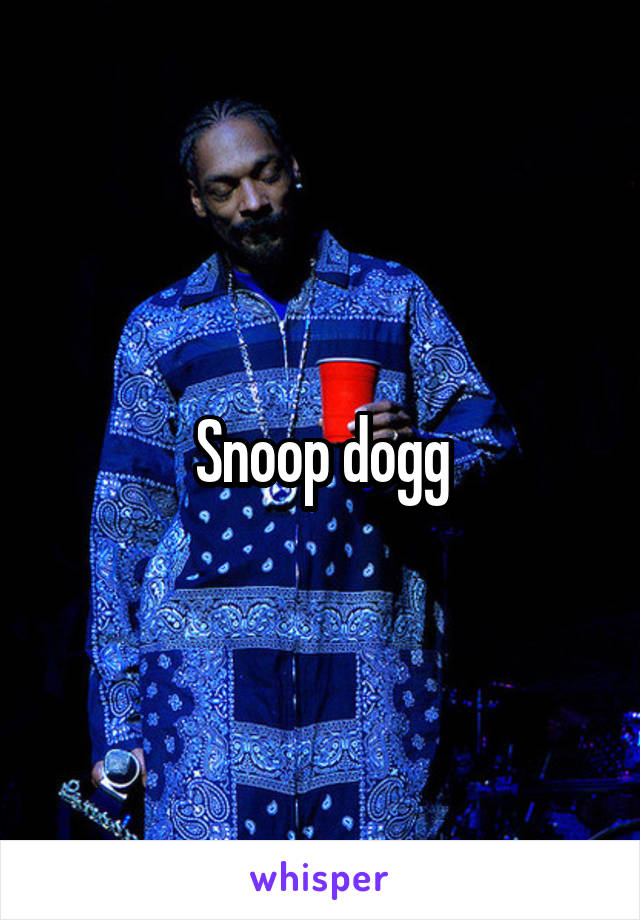 Snoop dogg