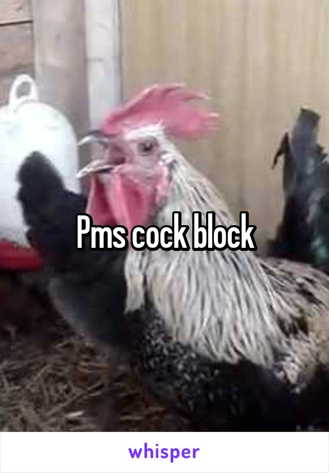 Pms cock block