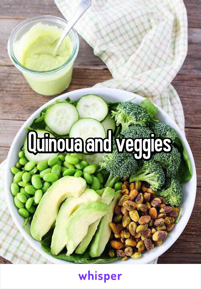 Quinoua and veggies 