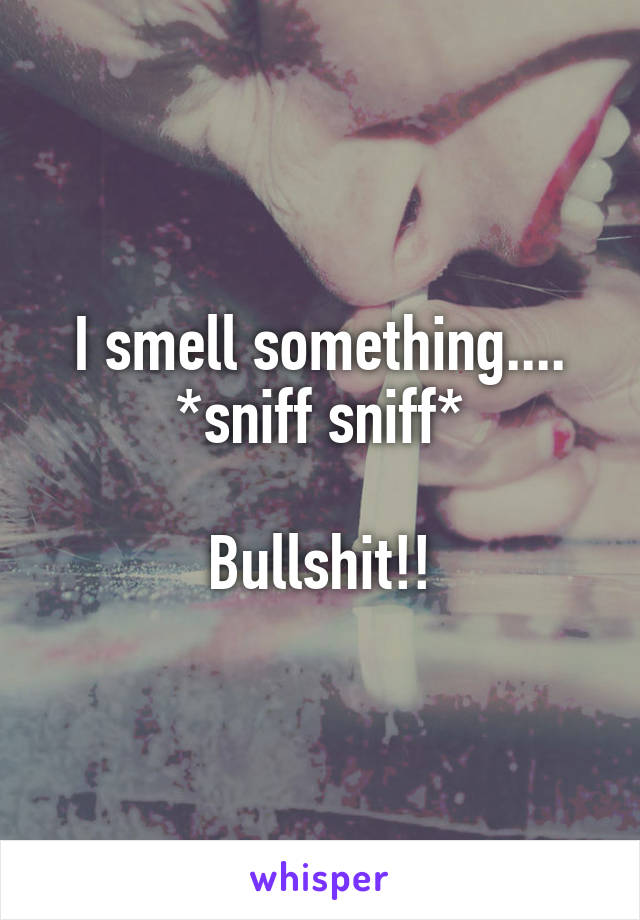 I smell something....
*sniff sniff*

Bullshit!!