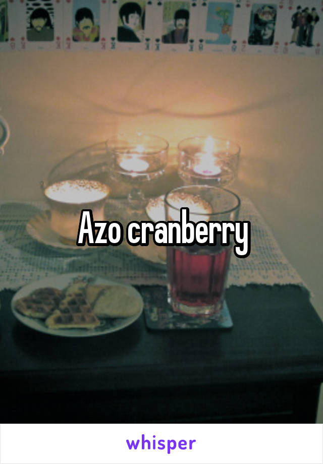 Azo cranberry