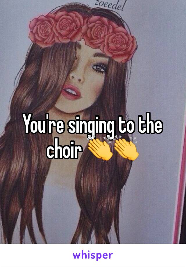 You're singing to the choir 👏👏