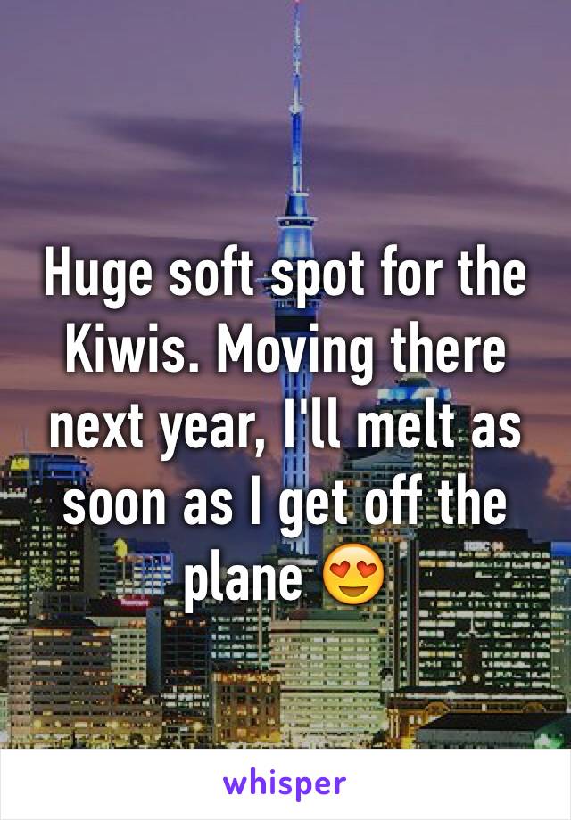 Huge soft spot for the Kiwis. Moving there next year, I'll melt as soon as I get off the plane 😍