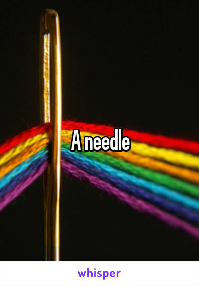 A needle