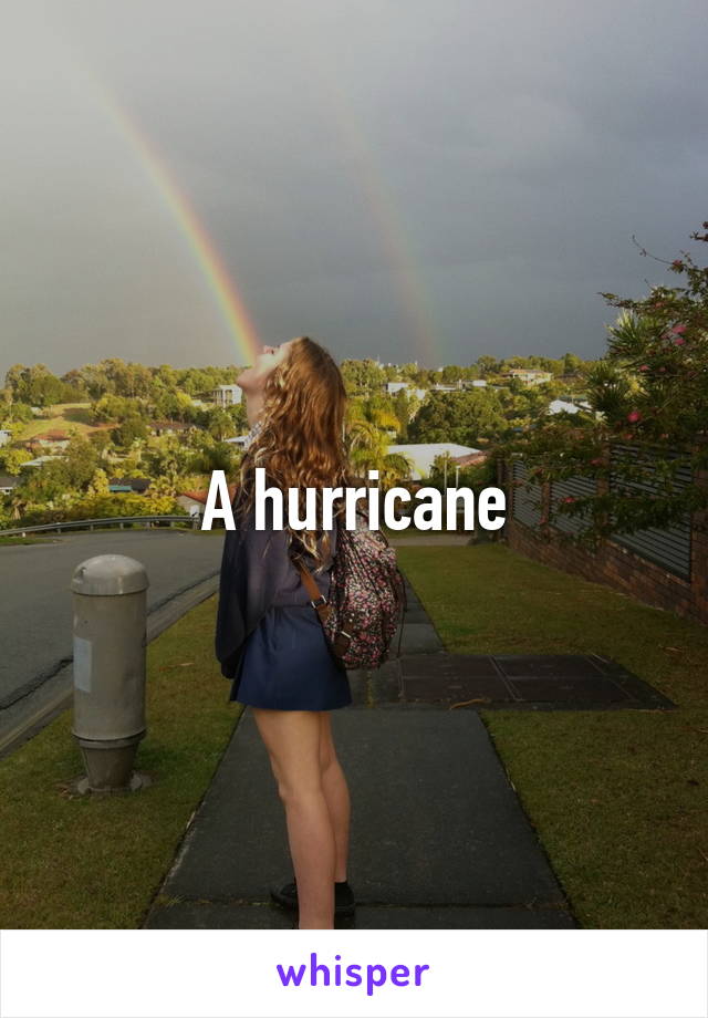 A hurricane