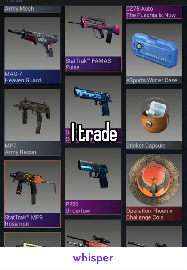 I trade